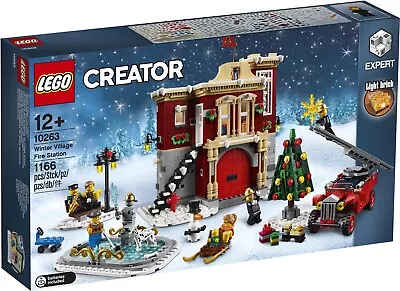 Buy LEGO Creator Winter Village Fire Station 10263 BRAND NEW FREE Signed P&P • 107.95£