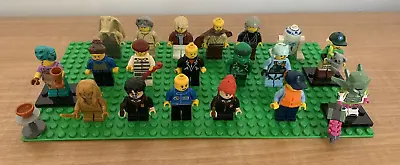 Buy Lego Minifigures Bundle 19 Figures & Base Plate Star Wars Harry Potter Lego City • 22£