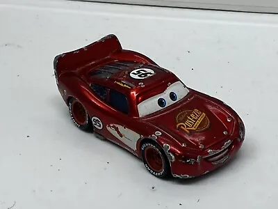 Buy Disney Pixar Cars 1/55 Lightning McQueen Rusteze Diecast Car • 2.49£