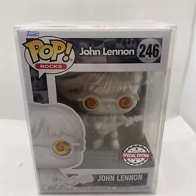 Buy Funko Pop John Lennon 246 + Protector • 22.99£