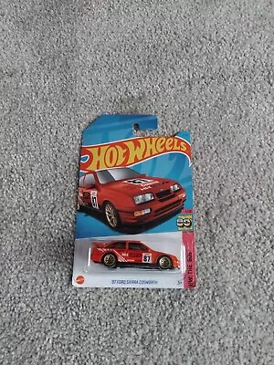 Buy Hot Wheels ‘87 Ford Sierra Cosworth In Red On Long Card BNIP The 80s. 1:64 • 2.99£