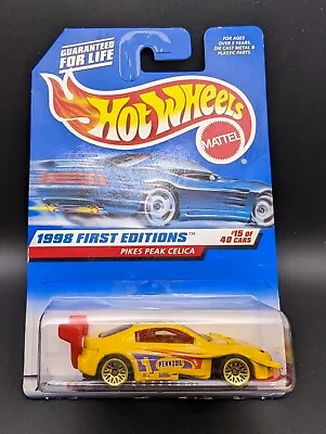 Buy Hot Wheels #652 Pikes Peak Toyota Celica 1998 First Editions Vintage L36 • 8.95£