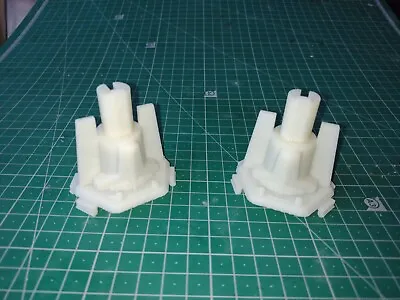 Buy Star Wars Tie Fighter Wing Connectors Pair Smooth 3D Printed Off White Kenner • 15£