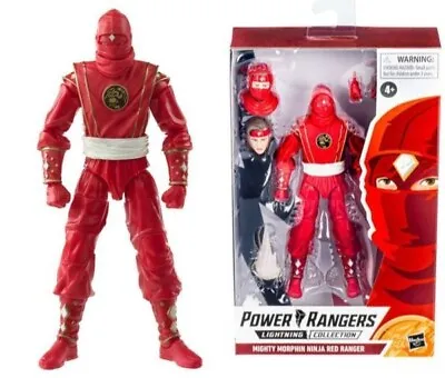 Buy Mighty Morphin Power Rangers Lightning Collection Red Ranger Ninja Action Figure • 29.99£