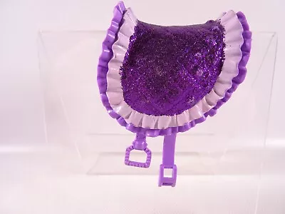 Buy Purple With Glitter Show Saddle For Barbie Steffi Horse As Pictured (9291) • 7.15£
