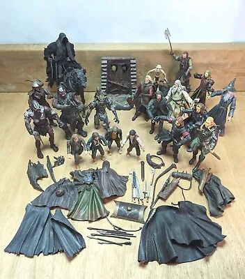 Buy Large Lord Of The Rings Action Figures Job Lot Bundle Inc Some Accessories  • 70£