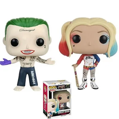 Buy 10cm Action Figures Funko POP! Suicide Squad Harley Quinn The Joker Toys Doll UK • 17.99£