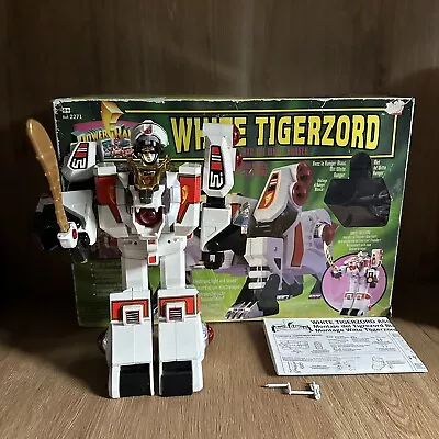 Buy Mighty Morphin Power Rangers White Tigerzord Vintage Works Bandai - *Incomplete* • 79.99£
