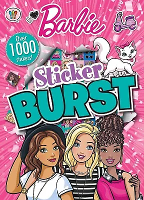 Buy Barbie Sticker Burst Book Colouring Activity Puzzle Pad With 1000+ Stickers • 3.95£