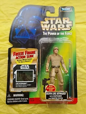 Buy Star Wars Power Of The Force Freeze Frame - Bespin Luke Skywalker Action Figure • 10£
