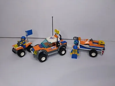 Buy Vintage Lego City 7737 Coast Guard 4WD & Jet Scooter 7736 Coast Guard Quad Bike • 14.99£