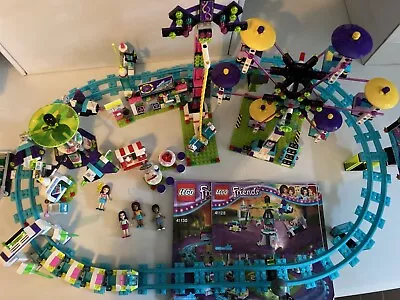 Buy LEGO Friends Bundle, Amusement Park, Funfair, Roller Coaster, 41128 & 41130 • 10.50£