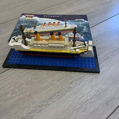 Buy Small Oxford Titanic Ship Lego Excellent Condition • 3.49£