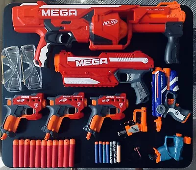 Buy Nerf Gun Bundle With Bullets & 2x Safety Goggles • 4.20£