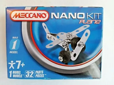 Buy Meccano Nano Kit Plane BNIB Boys Toys Dad Husband Boyfriend Birthday Present • 3.49£