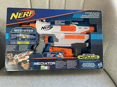 Buy Nerf N-Strike Modulus Mediator Pump Action Blaster Gun Rifle With Darts - New • 14.99£