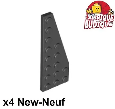 Buy LEGO 4x Wing Wedge Flat 8x3 Plate Right Right Black/Black 50304 NEW • 1.24£