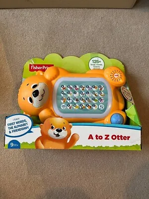 Buy Fisher-Price Linkimals A To­ Z Otter Interactive Keyboard Baby Toy - Yellow • 14.99£