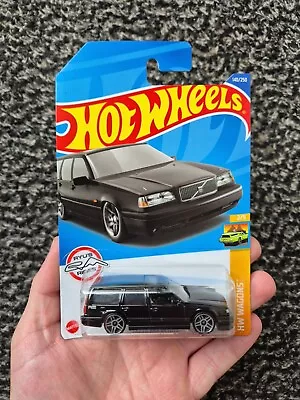 Buy HOT Wheels Volvo 850 Estate Finished In Black      HW Wagons 2/5 LONG CARD • 6.49£