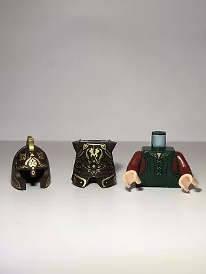 Buy Lego Minifigures Lord Of The Rings King Theoden Helmet, Armour And Torso Lor021 • 30£