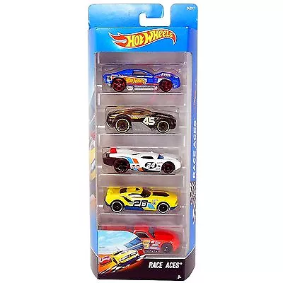 Buy Hot Wheels RACE ACES 1:64 Scale Diecast Vehicle 5-Pack Of Cars (DJD17) By Mattel • 14.99£