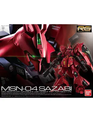 Buy RG Sazabi 1/144 - Gundam Bandai Model Kit • 53.99£