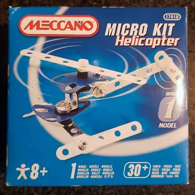 Buy Meccano Micro Kit Helicopter Metal Model Car Kit New • 8.99£