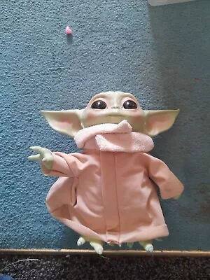 Buy New Star Wars Talking Plush Toy Mandalorian The Child Grogu  Disney Hasbro Yoda • 9.95£