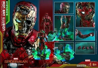 Buy HOT TOYS MMS580 Spider-Man Far From Home Mysterio's Iron Man Illusion IN STOCK • 427.38£