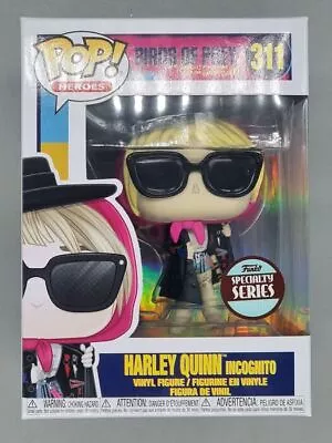 Buy #311 Harley Quinn (Incognito) DC Birds Of Prey NEW Funko POP With POP Protector • 17.99£