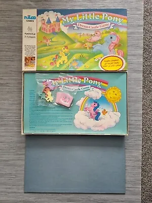 Buy My Little Pony Dream Castle Board Game 1985 Nilco MB Games Vintage Complete Rare • 29.99£
