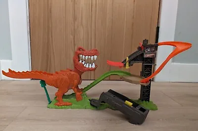 Buy Rare Hot Wheels T-Rex Takedown Track Play Set Dinosaur Sounds Used  • 19.99£