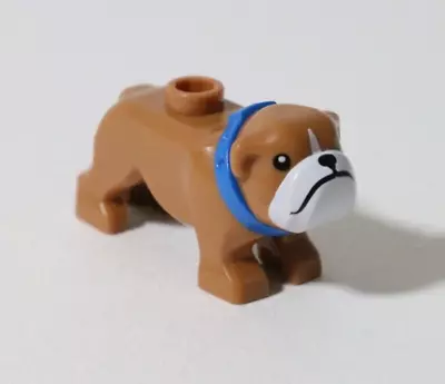 Buy LEGO City 60258 Bulldog Minifigure Dog Animal Pet Reddish Brown CITY ADVENTURERS • 3.99£