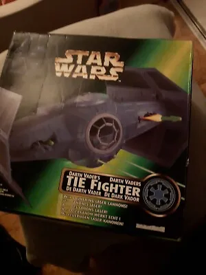 Buy Star Wars The Power Of The Force Darth Vader's Tie Fighter Kenner 1998 • 34.99£
