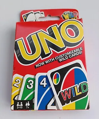 Buy Mattel Uno Card Game - Now With Customizable Wild Cards • 6.68£