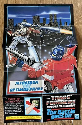 Buy Vintage G1 Hasbro Transformers Catalogue Pamphlet Booklet Book 1985 • 9.99£