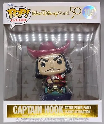 Buy #109 Captain Hook (Peter Pan's Flight Attraction) - Rides Funko POP • 19.99£