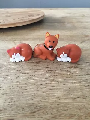 Buy Fisher-Price Little People Animal Set Dog And Cats X3 Used  • 14£