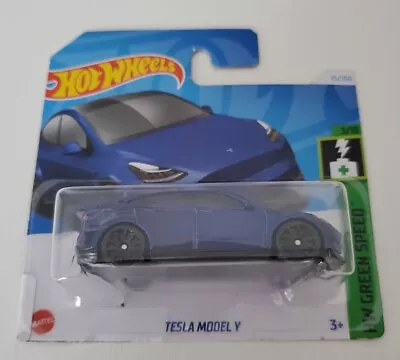 Buy Hot Wheels Tesla Model Y Blue EV Vehicle Toy Car Diecast 1:64 Unopened  • 9.95£