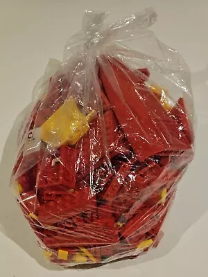 Buy Lego Bundle RED & YELLOW Assorted Bricks, Bases, Pieces Approx 500g FREE P&P • 9.99£