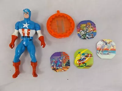 Buy Captain America Action Figure Vintage Mattel Marvel Secret Wars 1984 Complete • 34.99£
