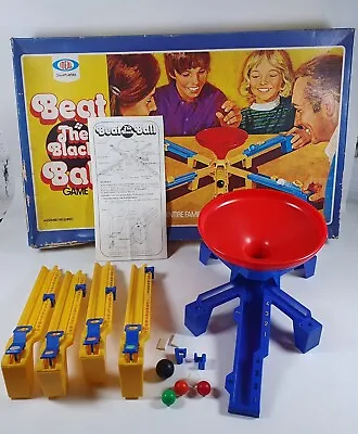 Buy Beat The Black Ball Game Vintage Ideal Board Game Working • 26.99£