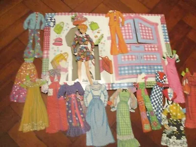 Buy Barbie Paper Doll And Clothes 1973 • 34.99£