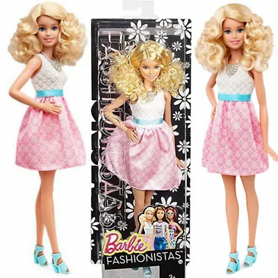 Buy 2015 NRFB Doll Barbie Fashionistas #14 Blonde Curly Boho Dress DGY57 • 31.92£