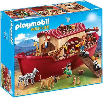 Buy Playmobil 9373 Wild Life Floating Noah's Ark With Functioning Crane • 65.51£