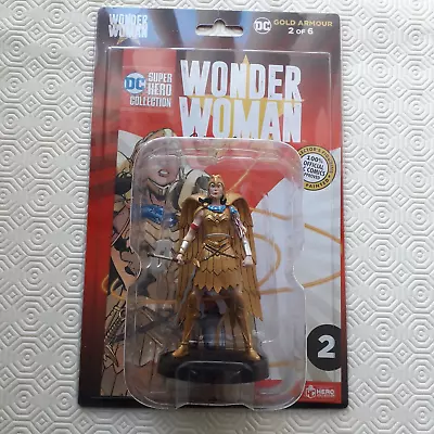 Buy Eaglemoss DC Super Hero Collection 5  Gold Armour Wonder Woman Figurine • 19.50£