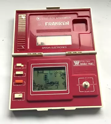 Buy Vintage 1982 BANDAI - FRANKEN - Clamshell Solar LCD Game (Very Good Condition) • 45£