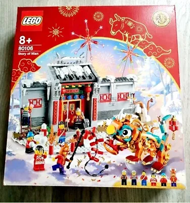 Buy LEGO CHINESE NEW YEAR 80106 Story Of Nian - Retired Brand New Immaculate Set 🎁 • 57.95£