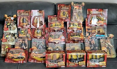 Buy Collection Of 26 Pirates Of The Caribbean Collectable Figures,Ships & Storybook • 400£