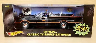 Buy Hot Wheels 1/18 Scale Batman Classic TV Series Batmobile W1171 • 119.21£